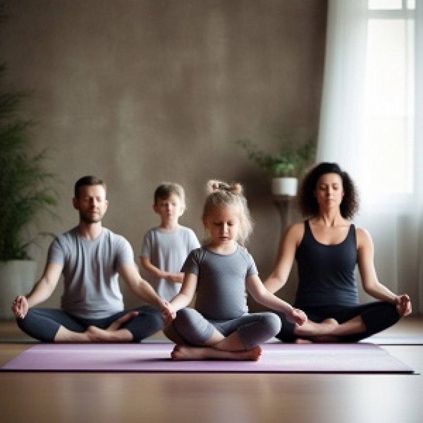 Family yoga practice