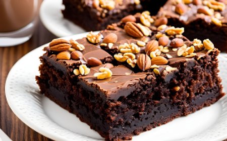 The Most Delicious Chocolate and Nut Brownies