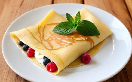 A healthy and delicious crepe using a quick and easy method.