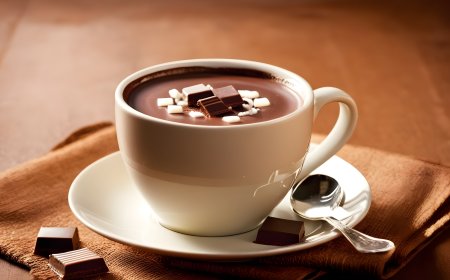 Hot chocolate, warmth on chilly days