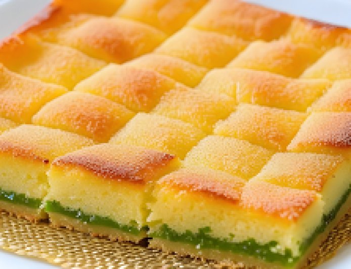 Crunchy and delicious basbousa in minutes