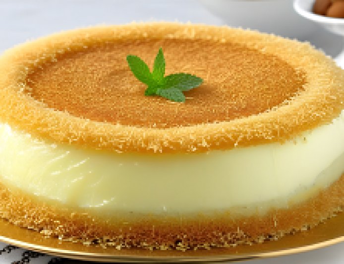 Knafeh with cream, the favorite Eid dessert