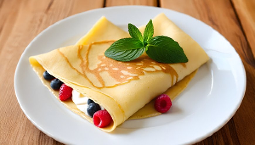 A healthy and delicious crepe using a quick and easy method.