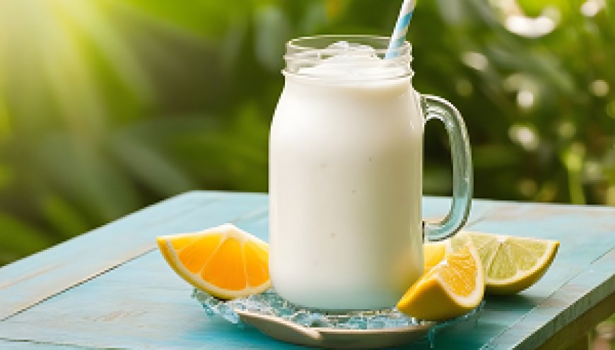 How to make iced milk in the summer?