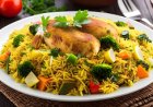 The most delicious chicken and vegetable biryani in minutes