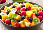 Healthy and delicious assorted fruit salad