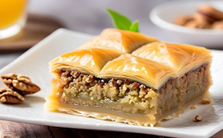How do you prepare the most delicious baklava with cream and walnuts