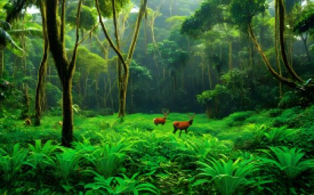 سر الحياة البرية في الغابات المطيرة: استكشاف عمق التوازن البيئي وأنواع الحيوانات المدهشة