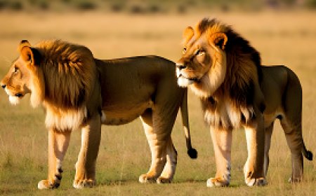 A study on the formation of prides and the interaction of lions in the wild
