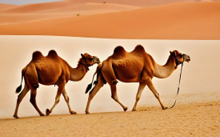 استكشاف سلوك الجمل وكيفية تأقلمه مع الظروف البيئية الصعبة