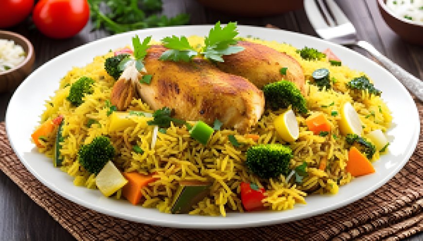 The most delicious chicken and vegetable biryani in minutes
