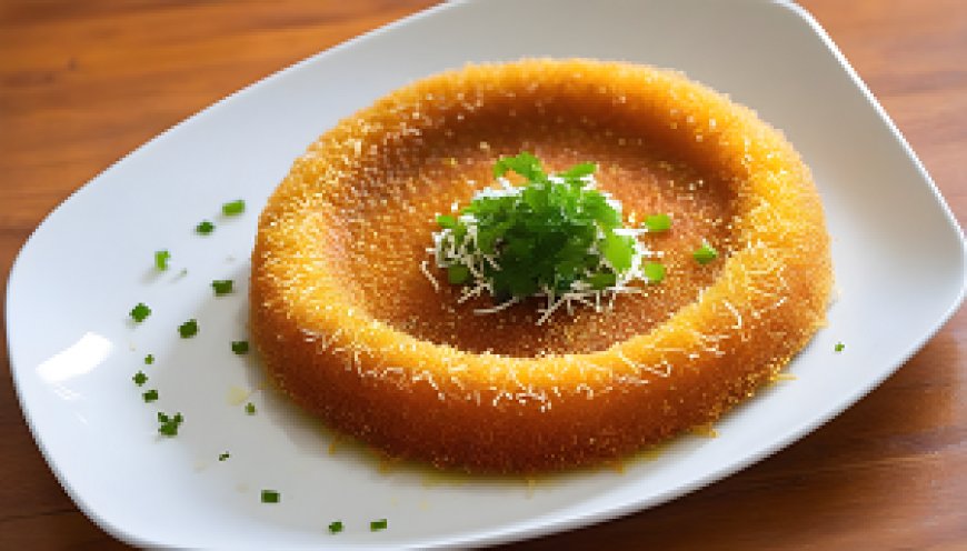 The secret to achieving crispy kanafeh from the first attempt