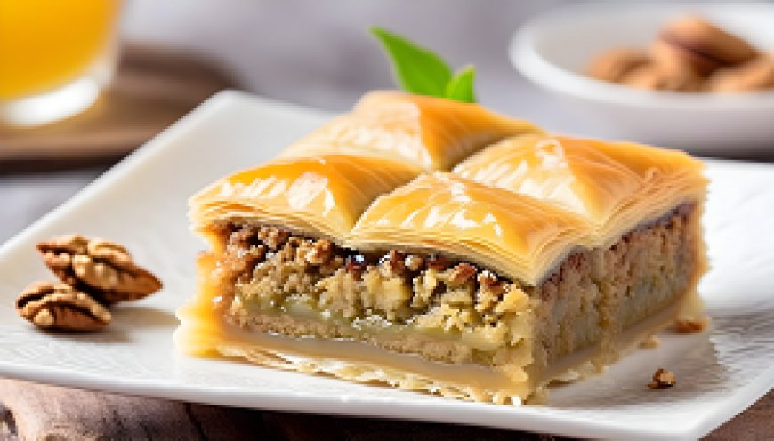 How do you prepare the most delicious baklava with cream and walnuts