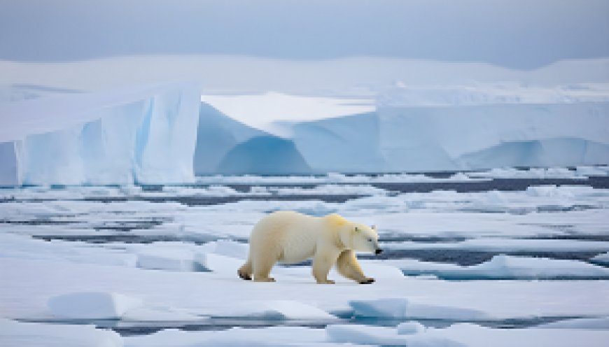 How does wildlife in the polar regions adapt to harsh conditions