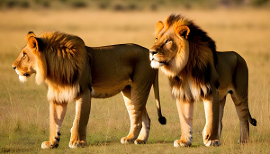 A study on the formation of prides and the interaction of lions in the wild