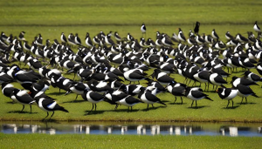 How do birds coordinate in one flock, and what classifications of behavior do they exhibit