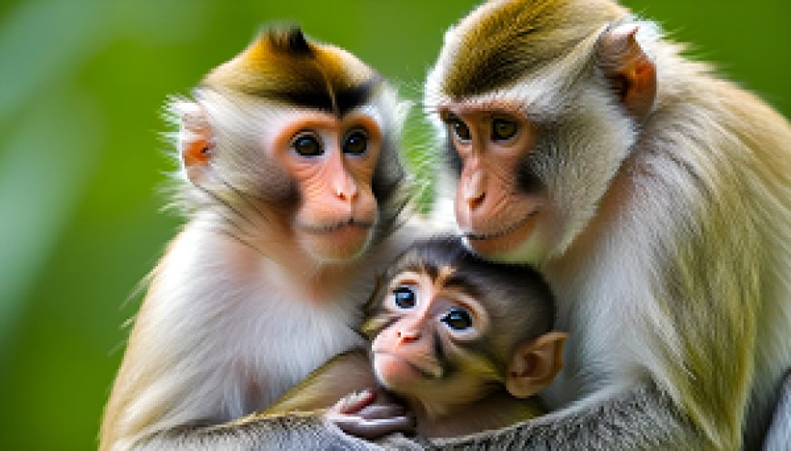 A study on the formation of families, social relations of monkeys, and reproductive patterns