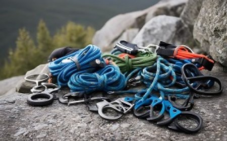 The best equipment used in mountain and rock climbing
