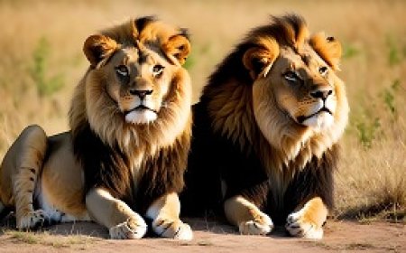 How do lions coexist within a pride