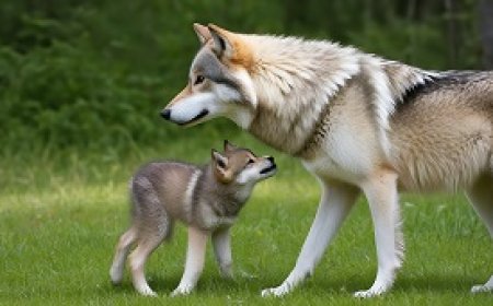 Parenting Behaviors in Wolves