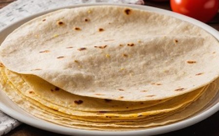 The famous Mexican corn tortilla