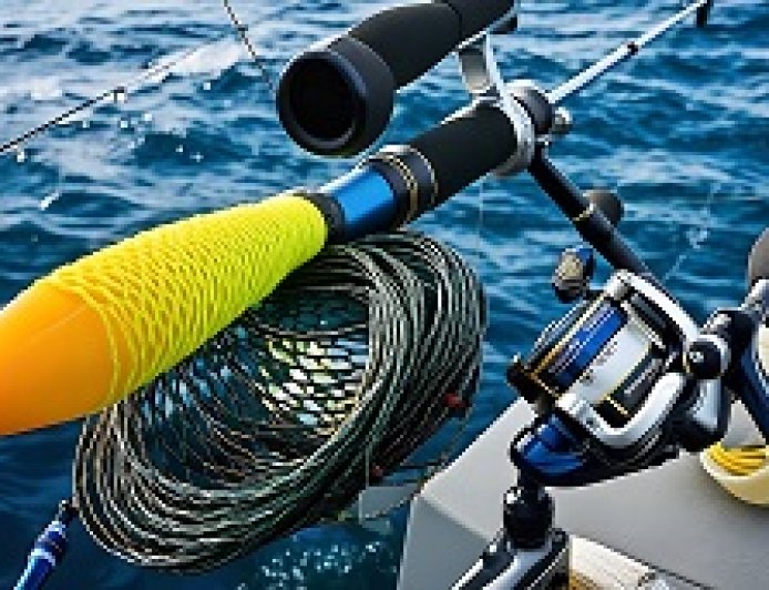 Sportfishing gear and equipment in the seas