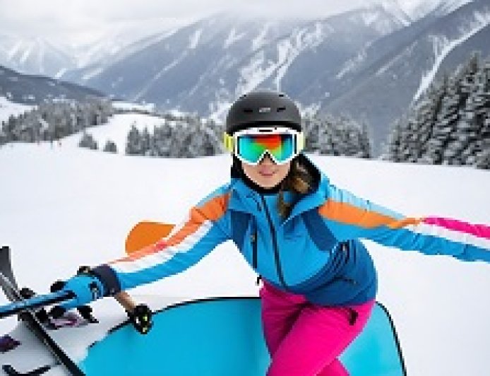 Cold-protective snow skiing clothes