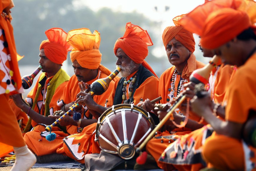 The traditional art and music of India